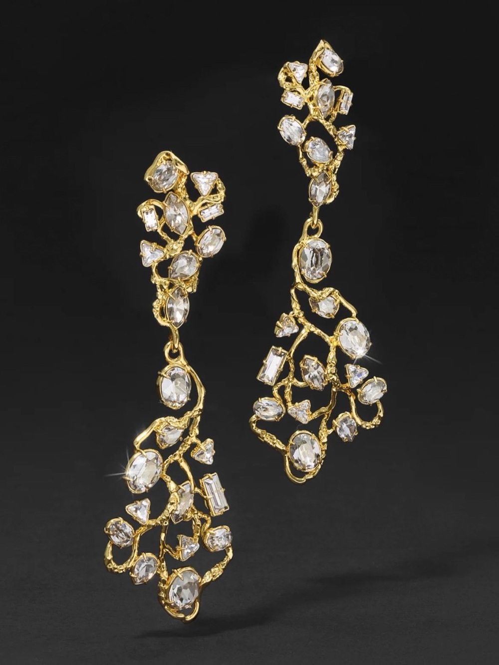 Alexis Bittar Éclat Crystal Large Drop Earrings
